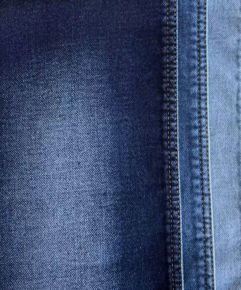 -6220H#Indigo-Fake knitting-9.6oz-Stretch-denim fabric#60042