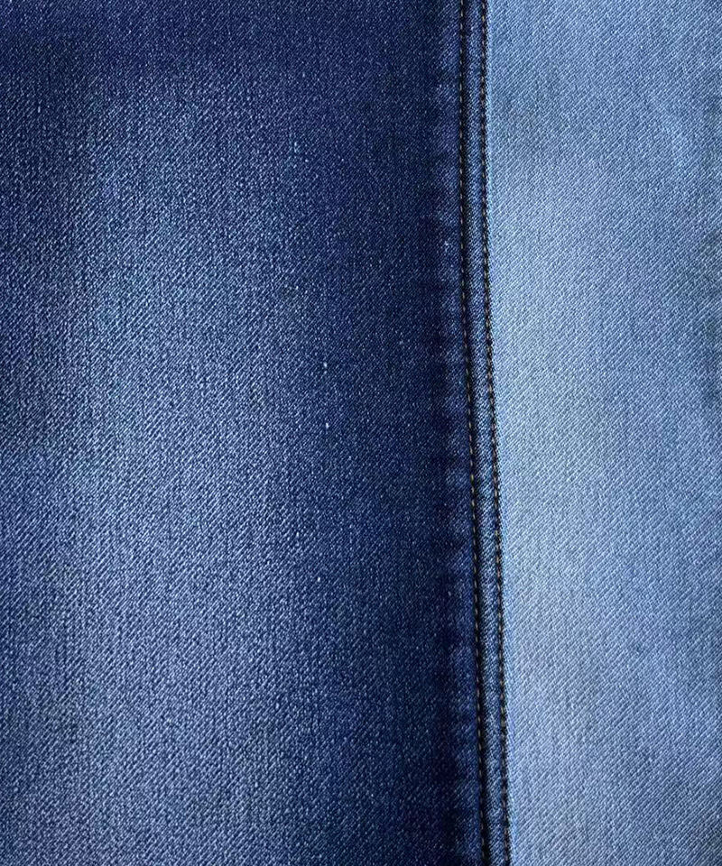 -9899#Indigo-Fake knitting-13.5oz-Stretch-denim fabric#60055