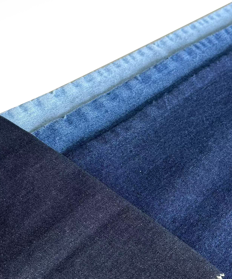 -9204-2#INDIGO-3/1 Twill-11.9oz-Stretch-Cold feeling-denim fabric#20083