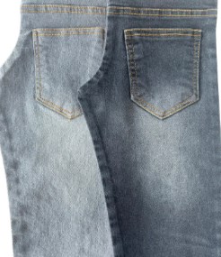 Why is Cotton Poly Elastane Denim Fabric both comfortable and durable?